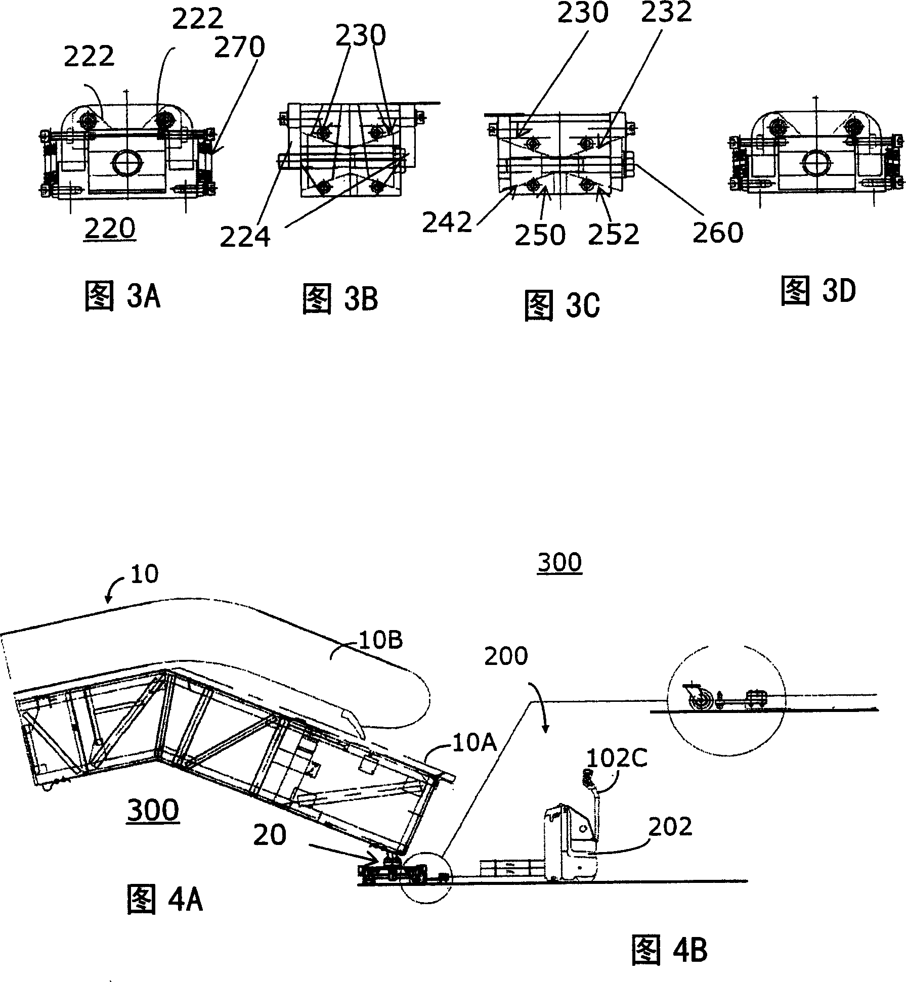 Transportation system cradle, intermediate product, assembly plant, and method for manufacturing assembly