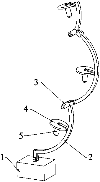 Horizontal insulator walking mechanism