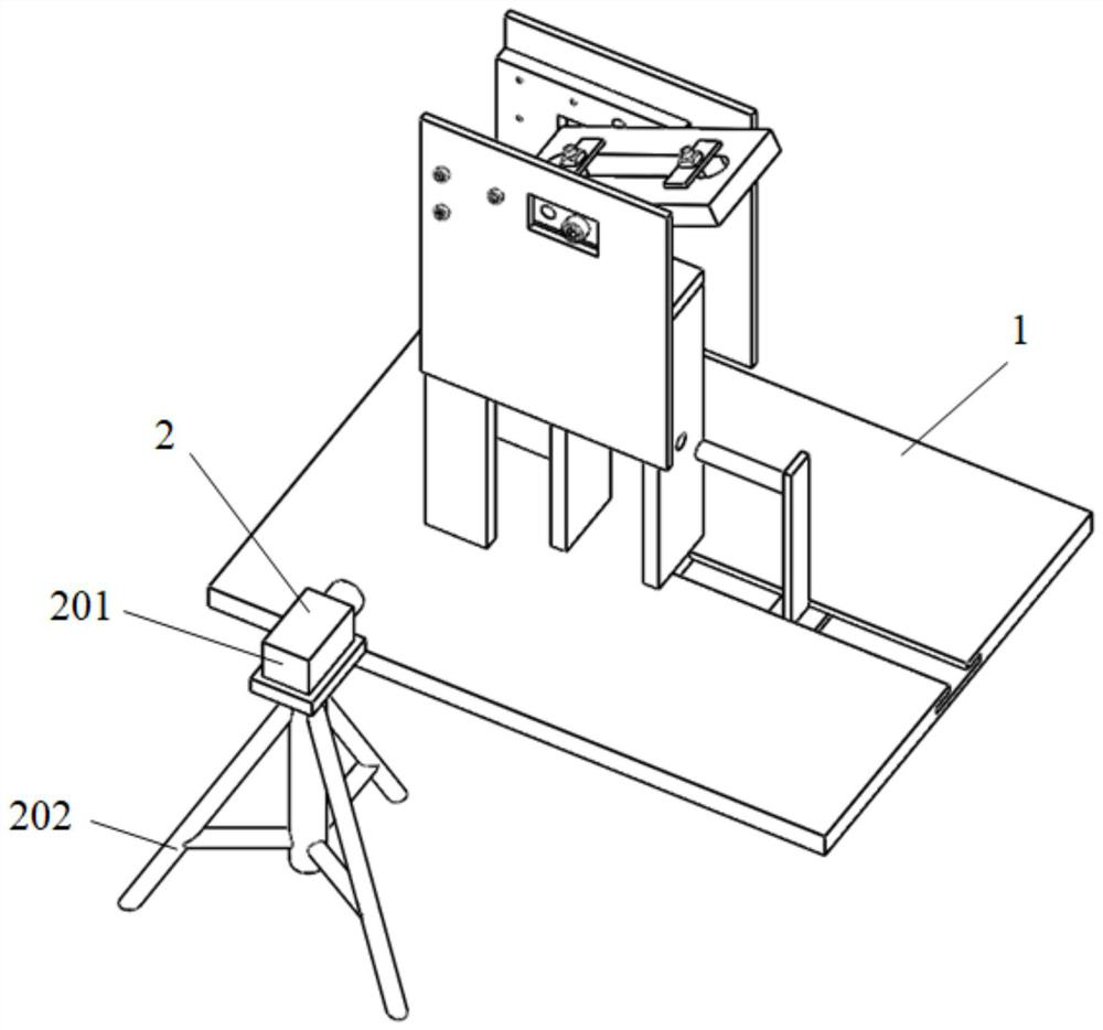 A spring-type tiny particle impact test device