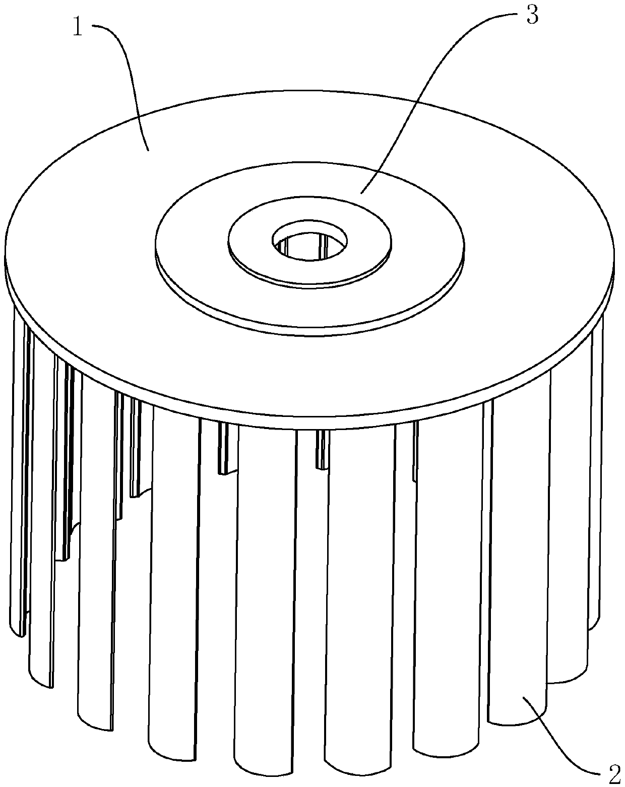 High-strength modified polypropylene material and air-conditioner wind wheel made from high-strength modified polypropylene material