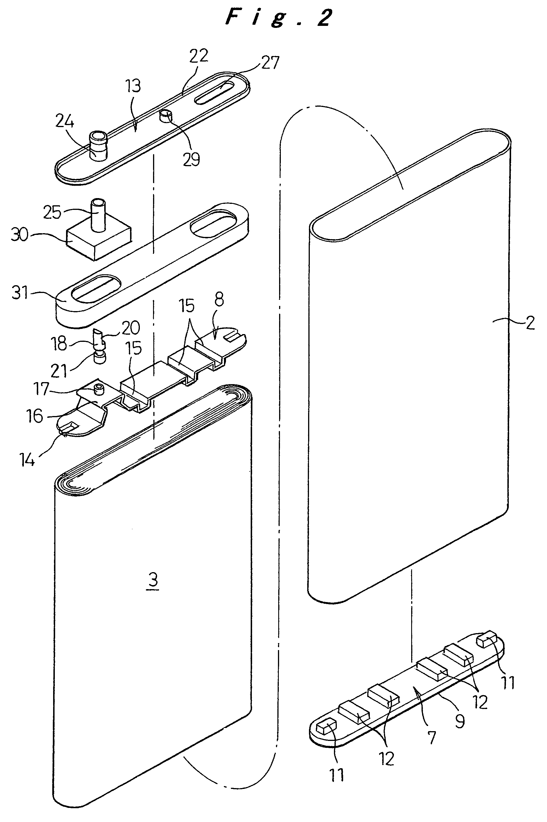 Prismatic battery and manufacturing method thereof