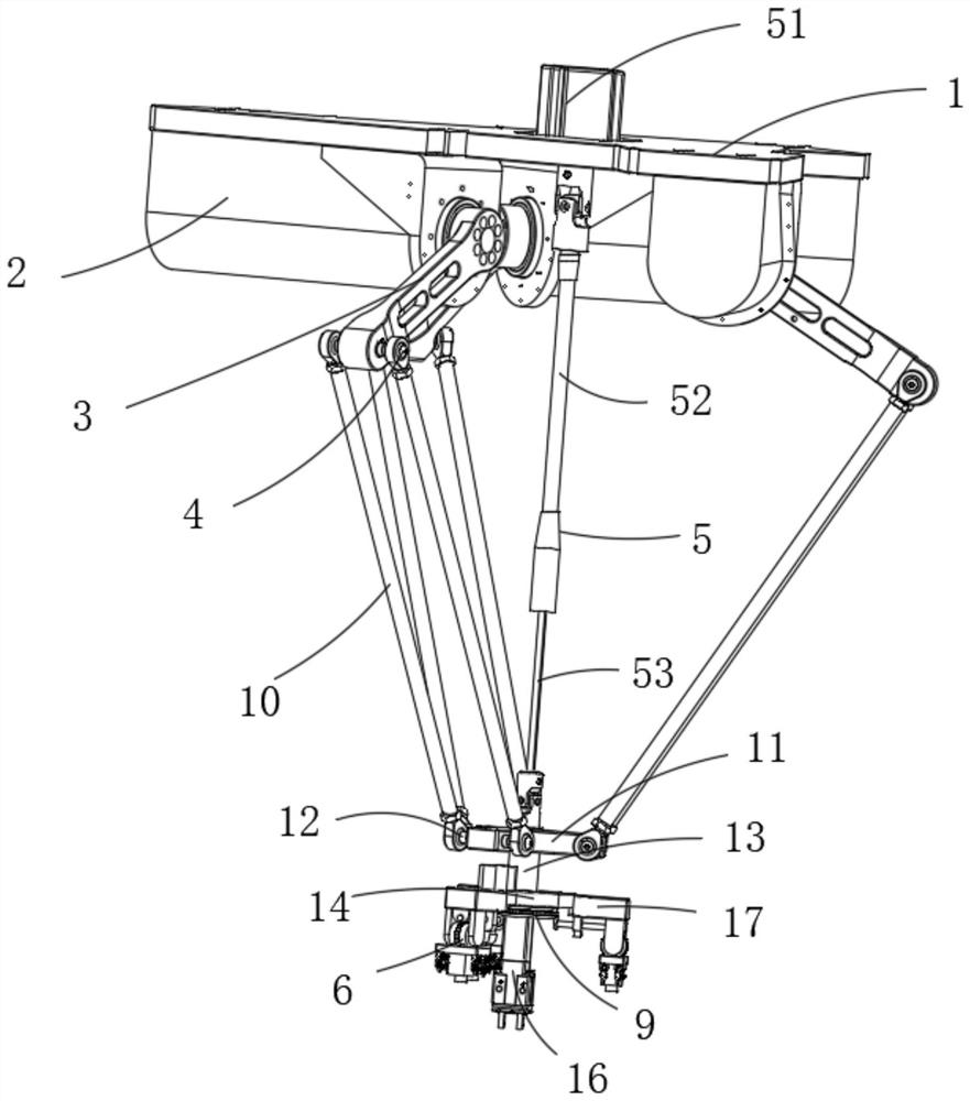 Parallel robot and circular motion trail interpolation method thereof