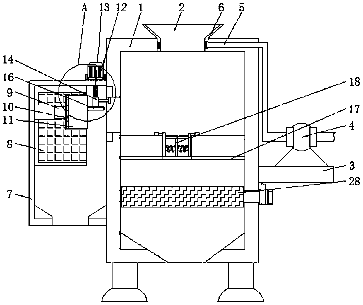 Waste disposal equipment for construction engineering