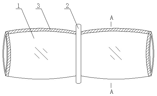 Cylindrical hole sealing bag