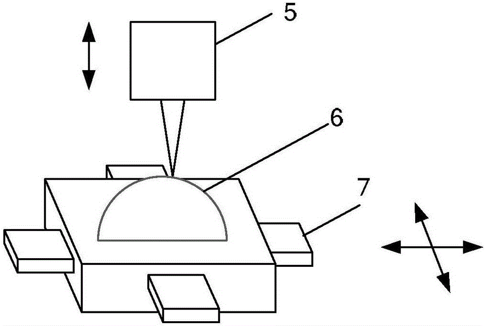 Contour scanning measurement device and method for large-aperture high-curvature optical element based on confocal microscopy