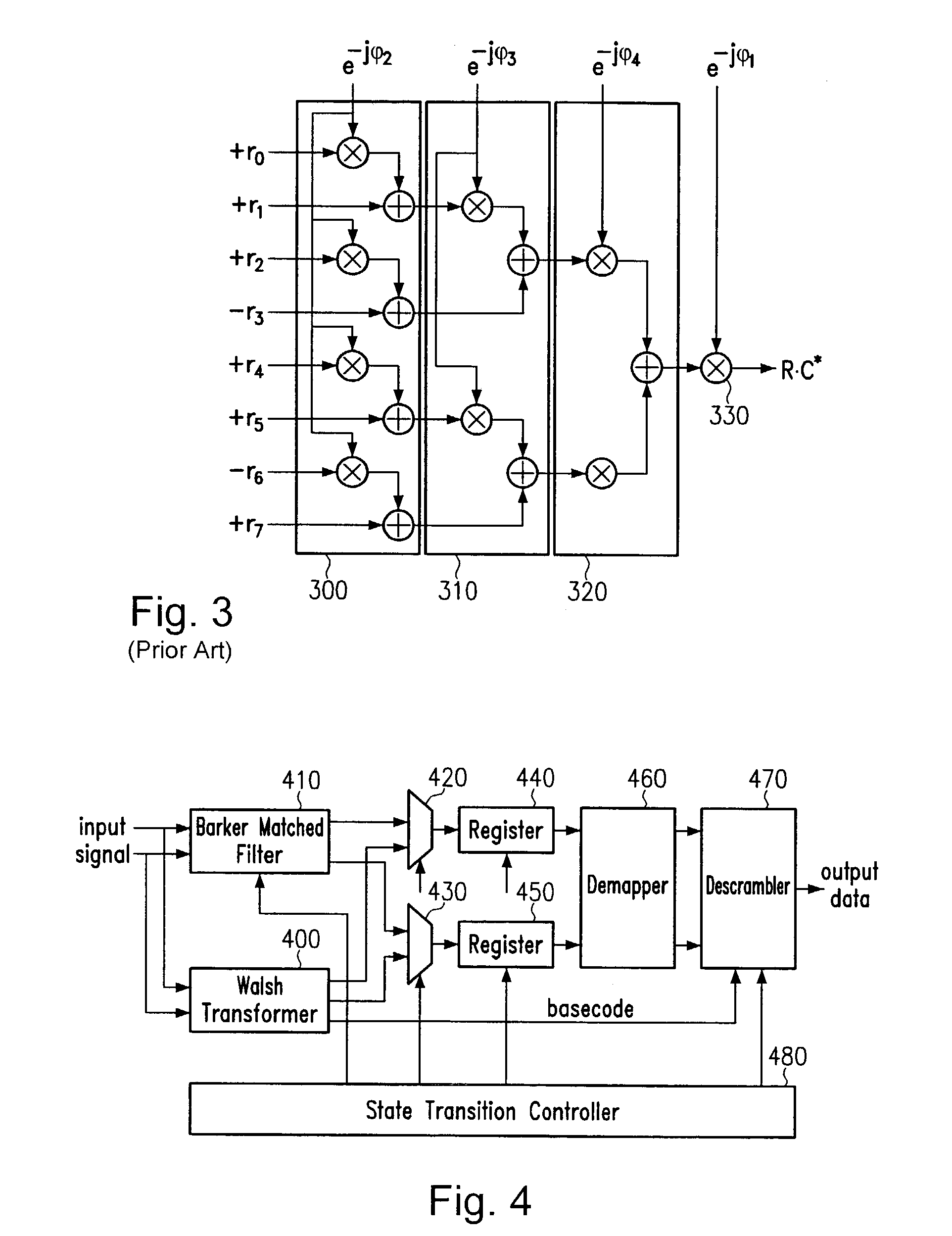 Complementary code decoding by reduced sized circuits