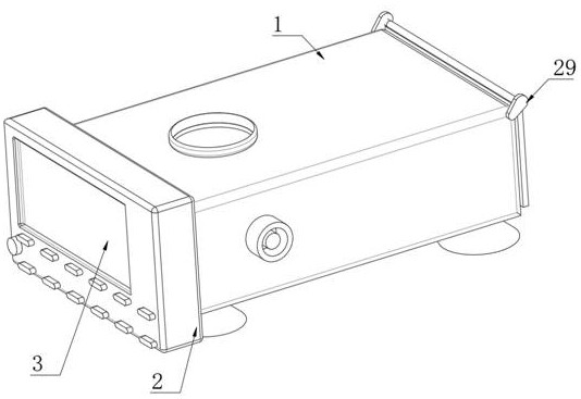 a battery compartment