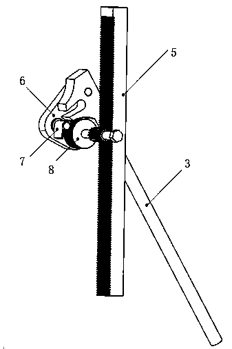 Self-locking type manual pressure machine