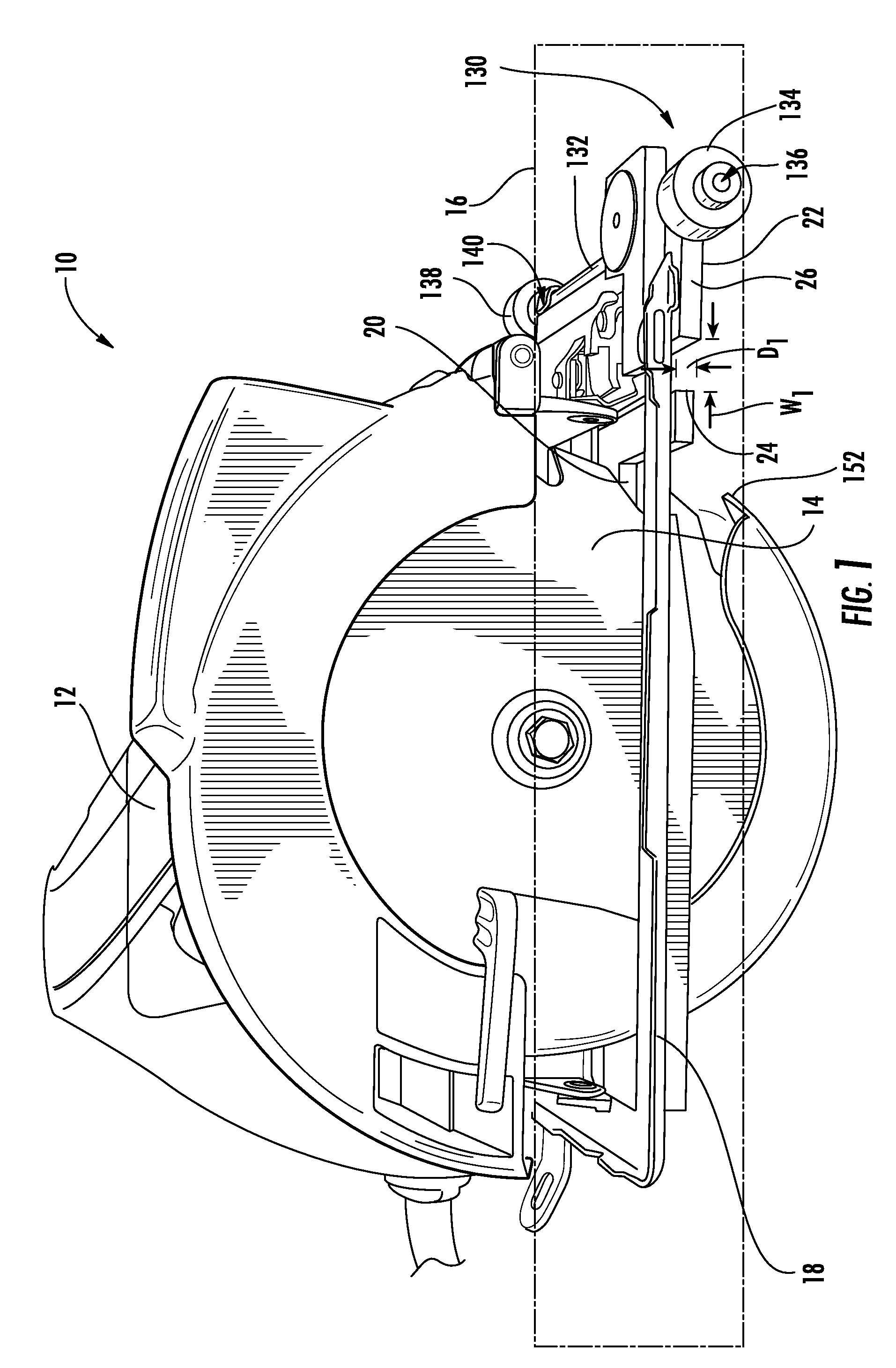 Cutting aid for a motorized saw