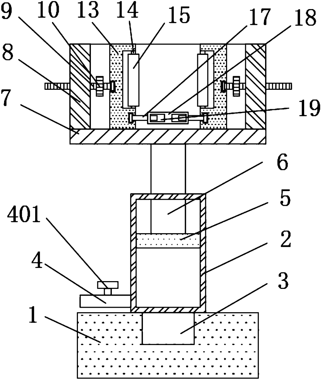 Pushing device facilitating placing law books into bookshelf