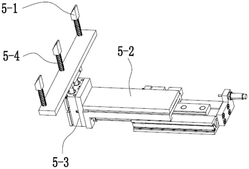 A positioning mechanism of a polarizer laminating machine
