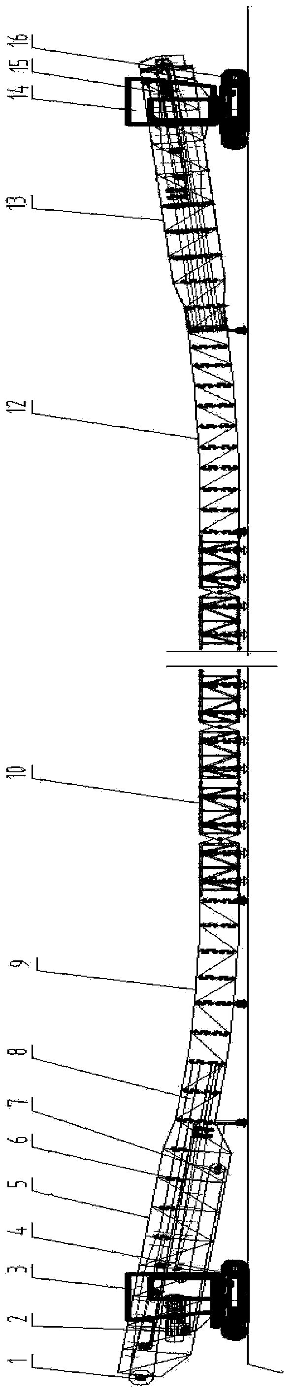 Movable type tubular belt conveyor