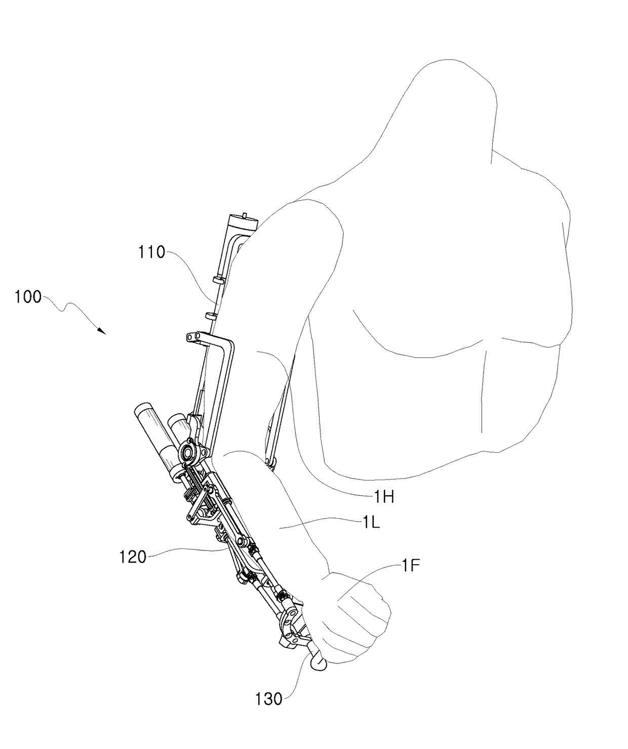 Exoskeleton mechanism for joint movement assistance