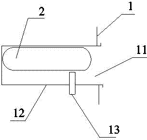Gate water-stop dam face unevenness underwater measuring device and method