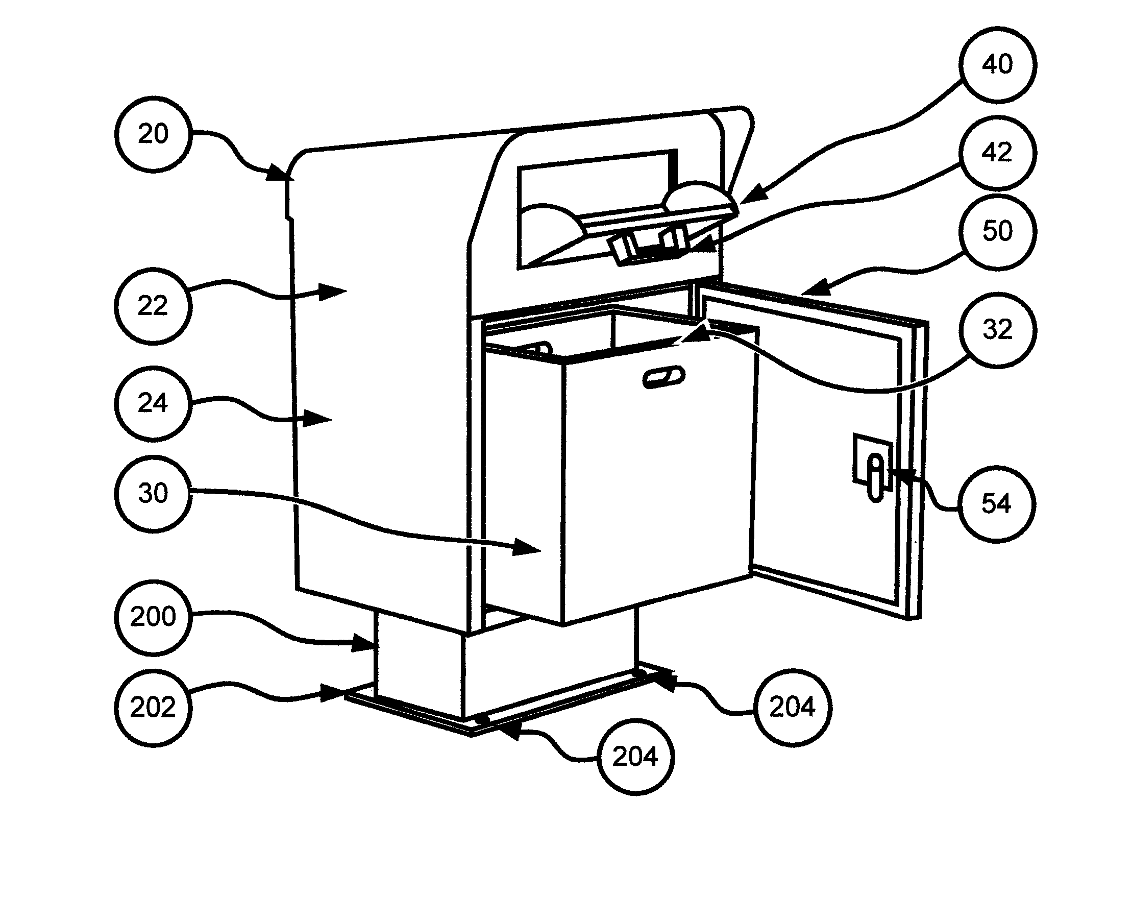 System and methods of preserving integrity and securely transporting biological specimens to a depository and devices for securely storing biological specimens