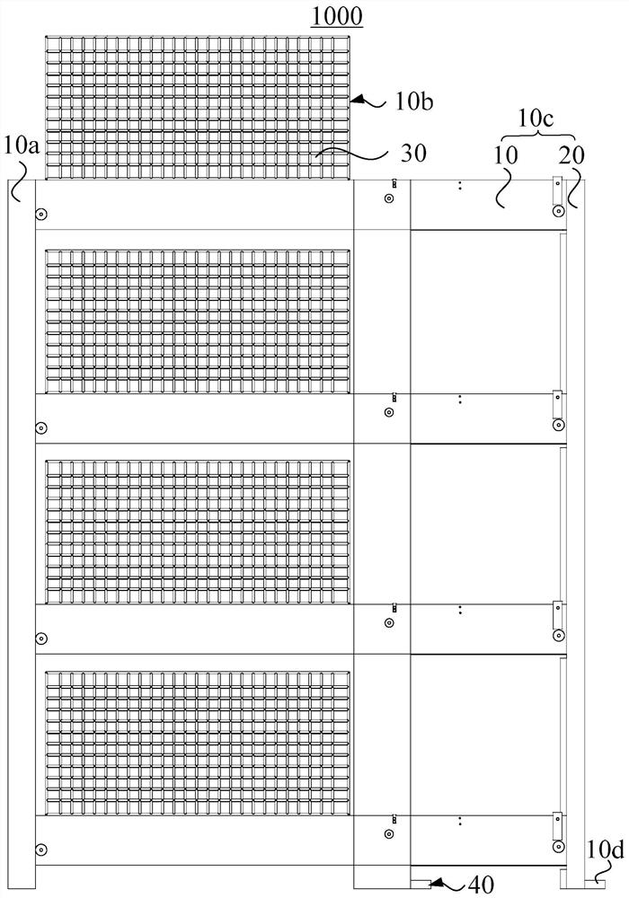 Powder organic fertilizer, preparation method thereof and stacked breeding equipment