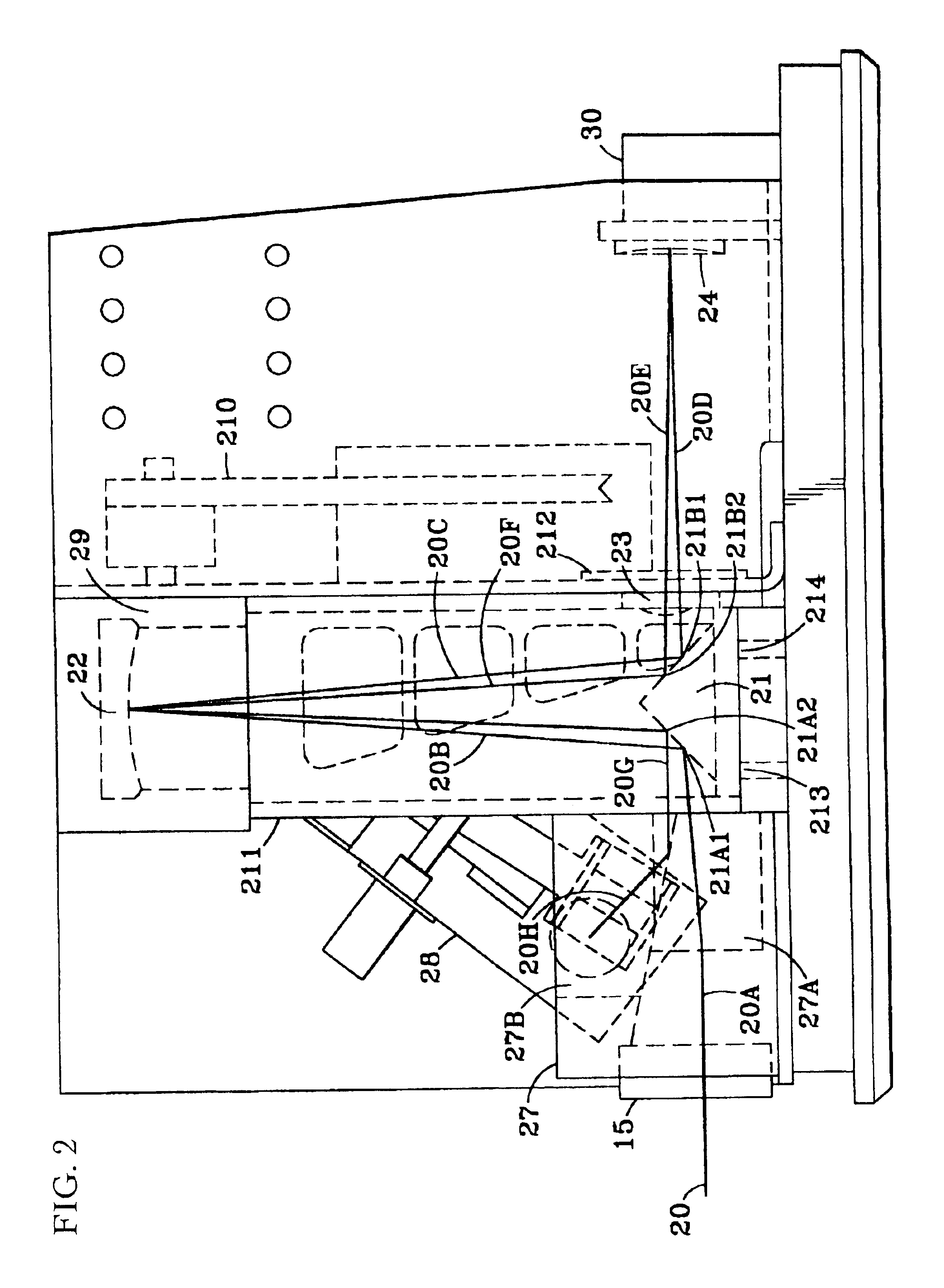 Spectral instrument using multiple non-interfering optical beam paths and elements for use therewith