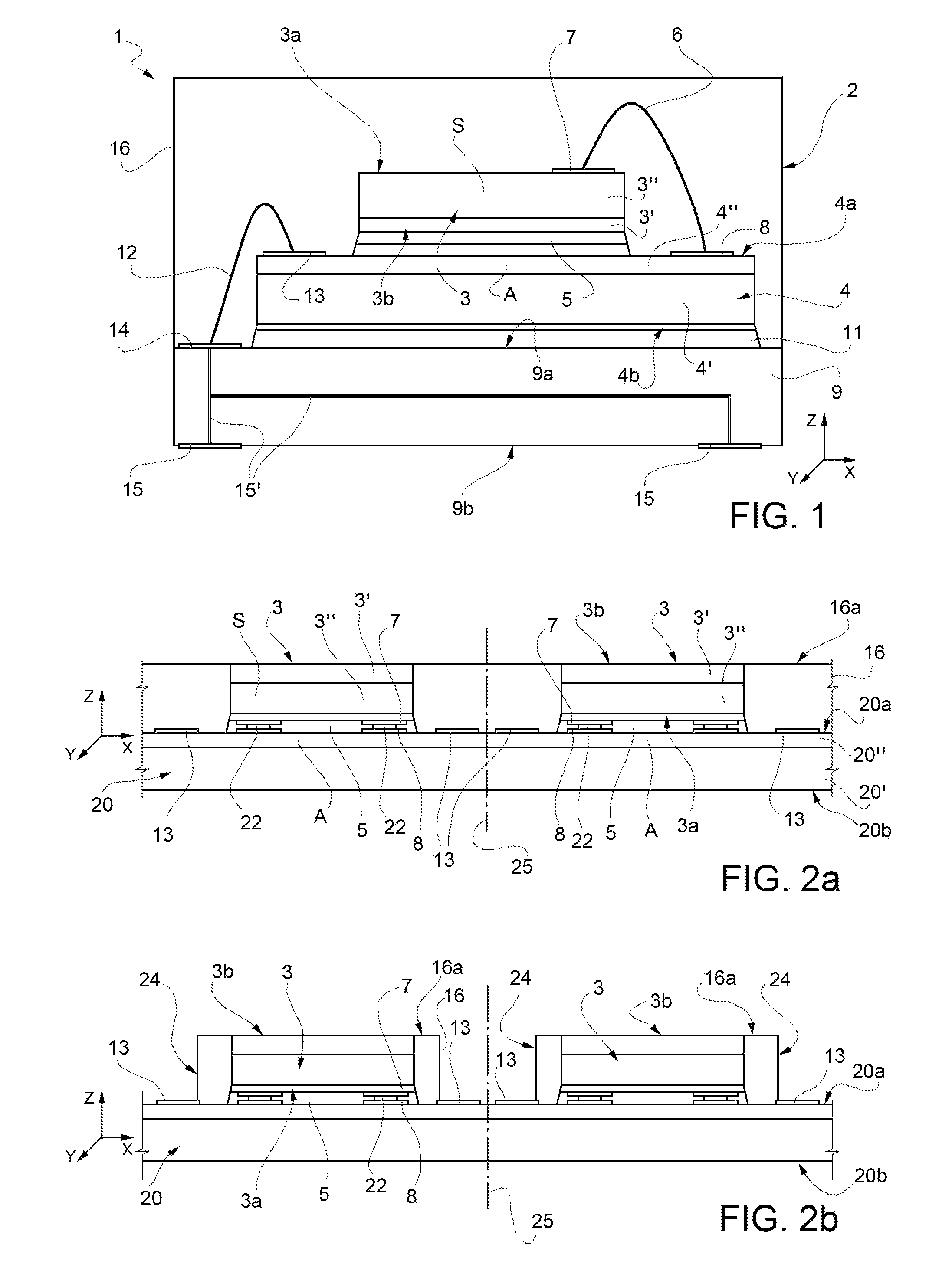 Wafer level package for a MEMS sensor device and corresponding manufacturing process