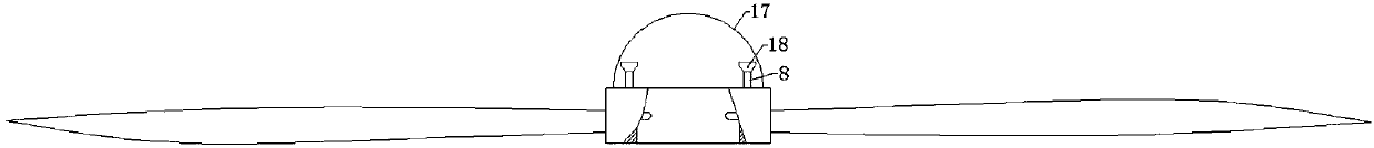 Unmanned aerial vehicle propeller fixing device convenient to assemble and disassemble