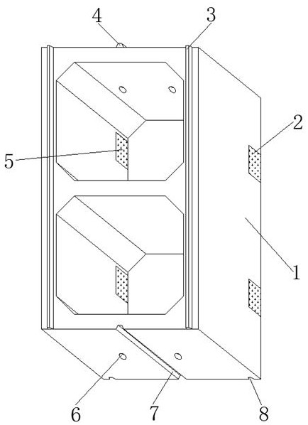 Assembling type retaining wall prefabricated part and assembling method thereof