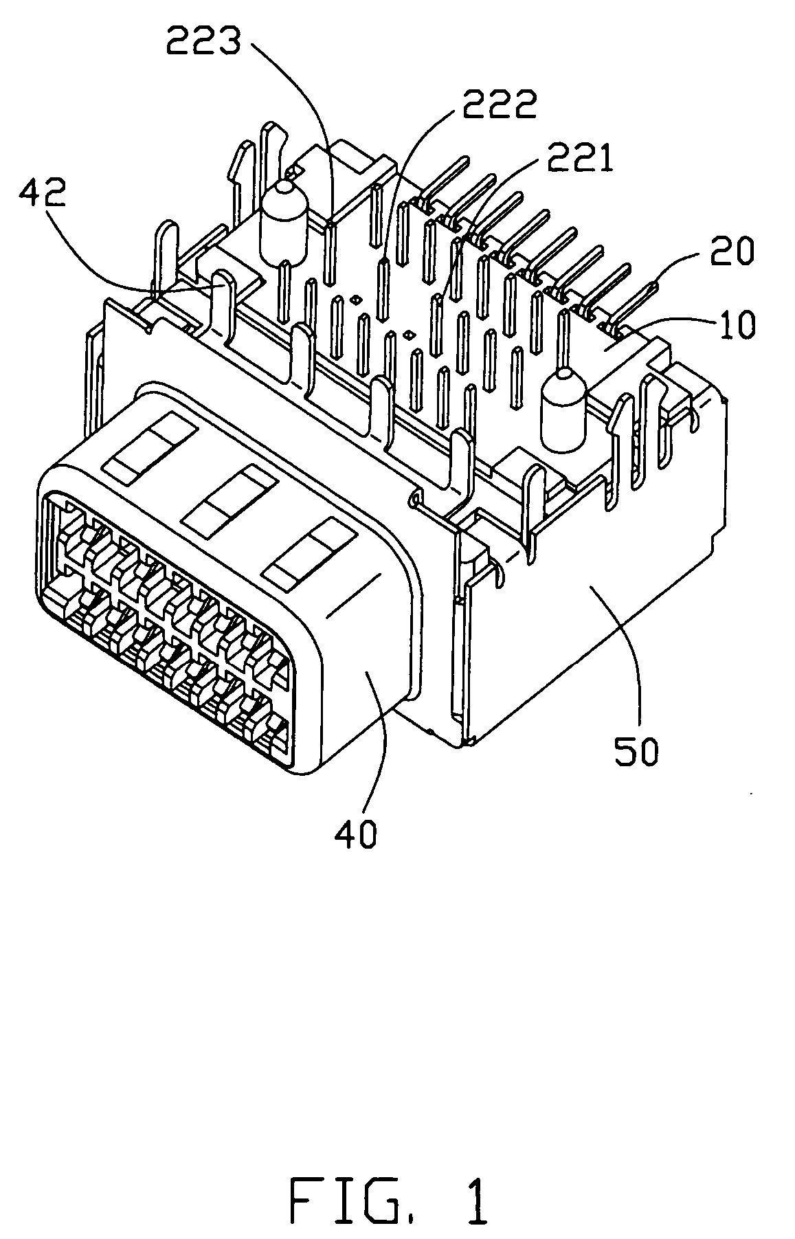 Electrical connector having reduced variation range of characteristic impedance