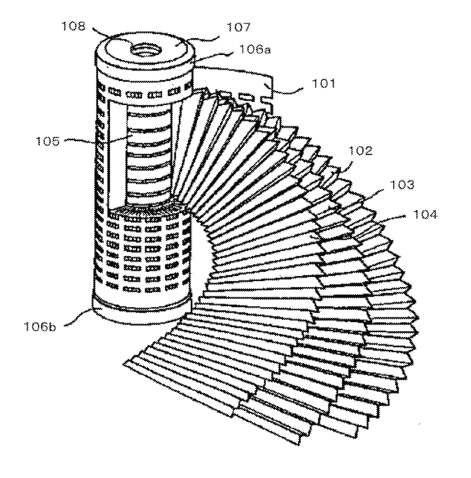 Filtration filter and method for producing the same