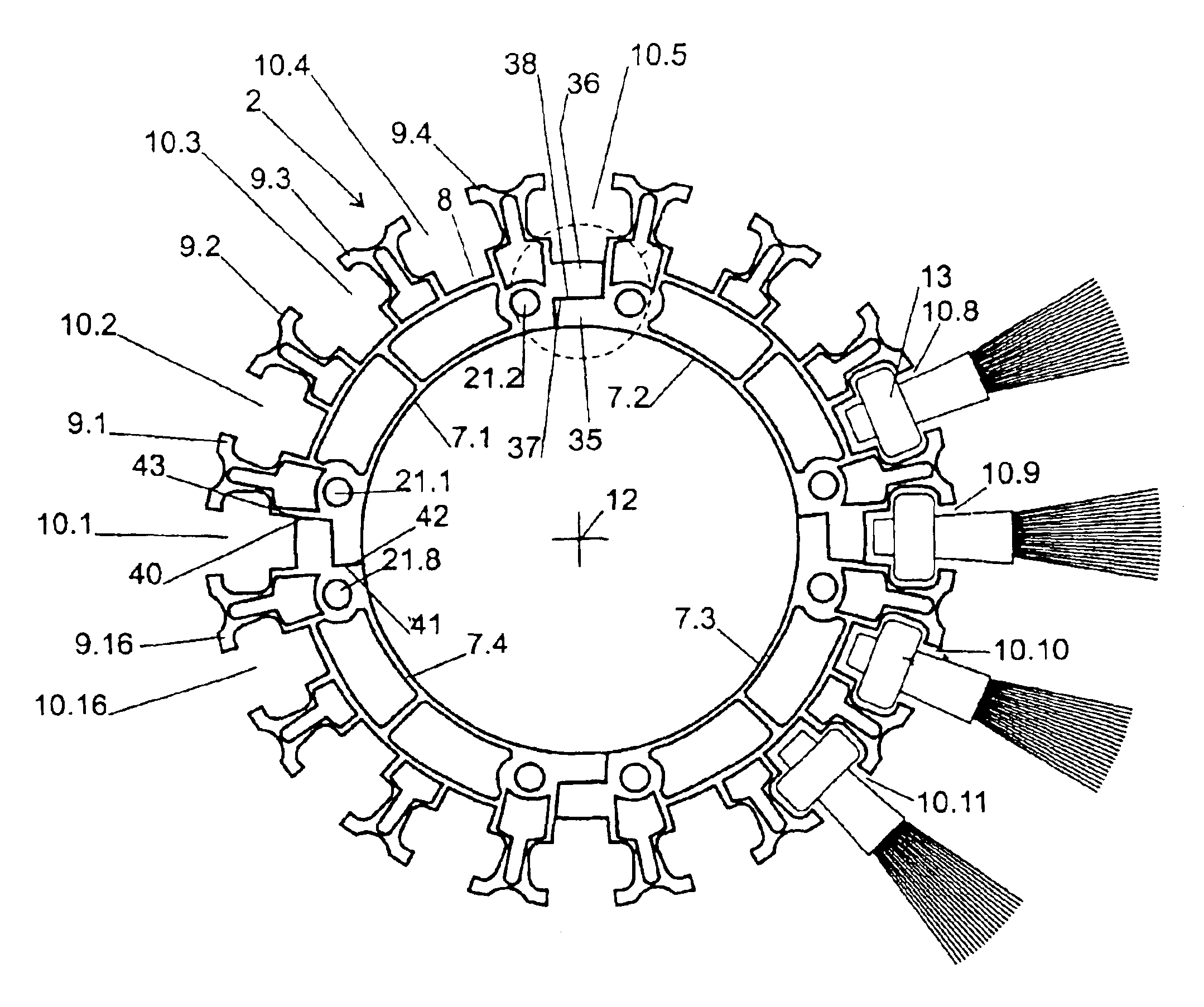 Method for mounting a drum as well as a drum and an axle for a brush roller