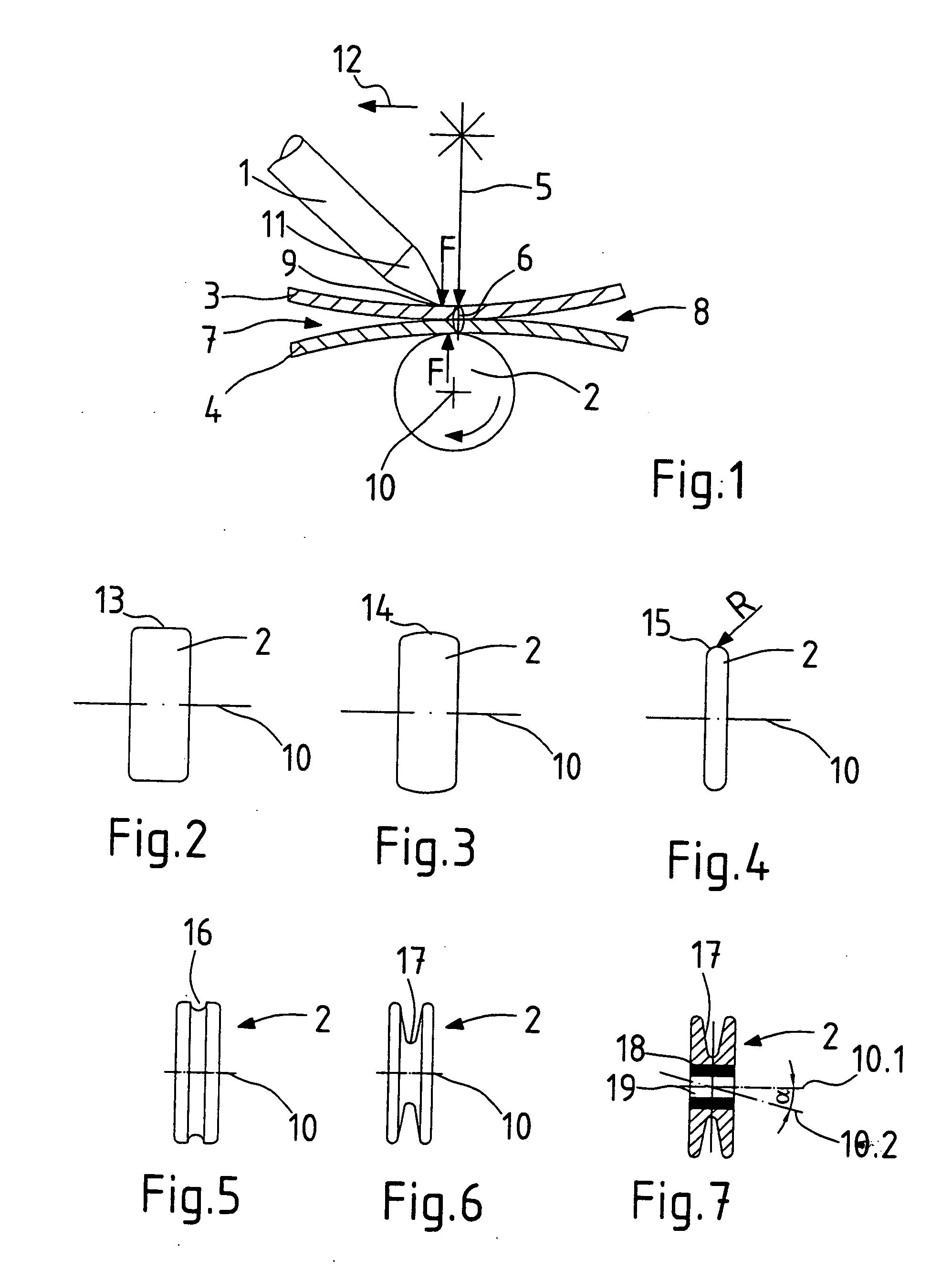 Clamping device for processing work pieces