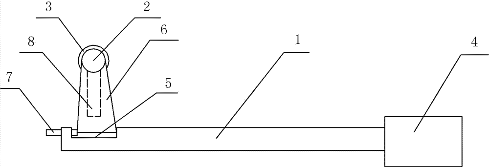 Rocker mechanism driven by oil cylinder