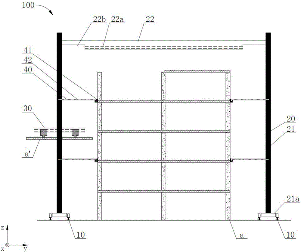 Quick locating device and method for prefabricated floor slabs