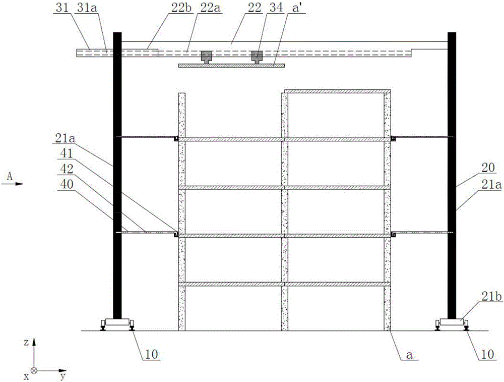 Quick locating device and method for prefabricated floor slabs
