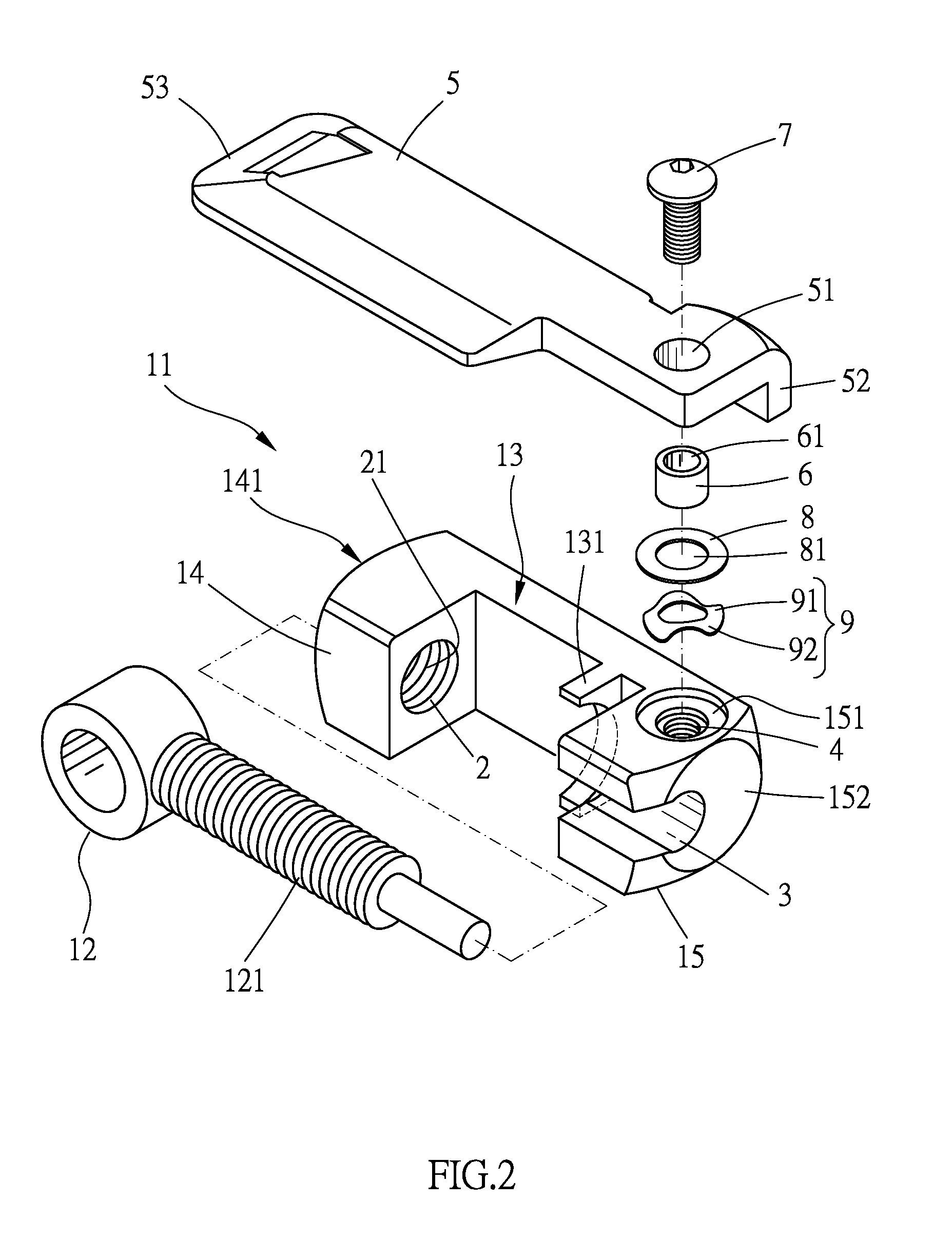 Bicycle chain breaker assembly