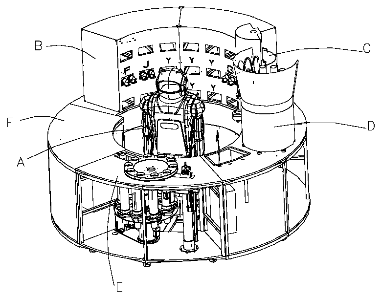 Automatic tea beverage preparation bar counter