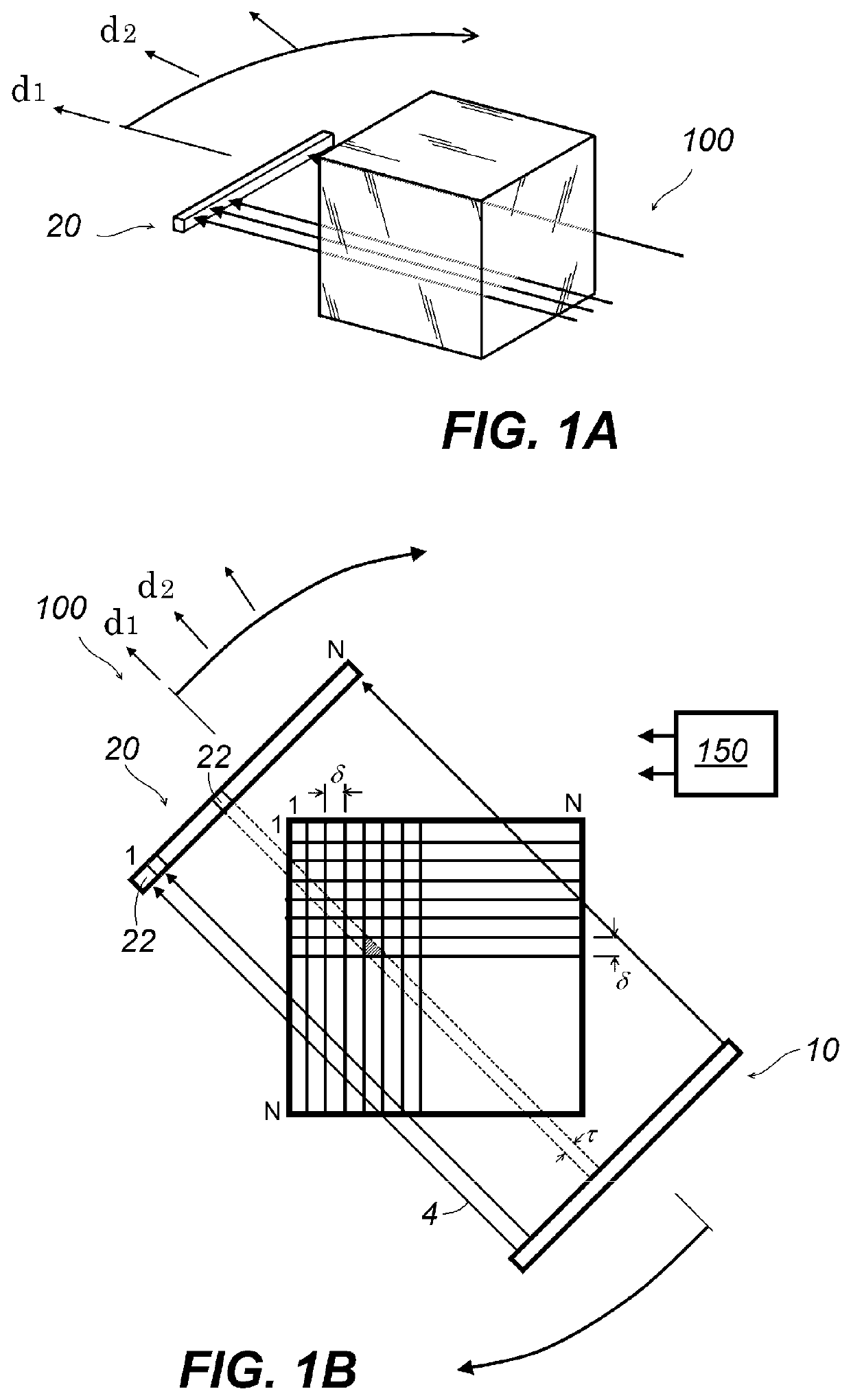Acquisition method, acquisition device, and control program for tomographic image data by means of angular offset