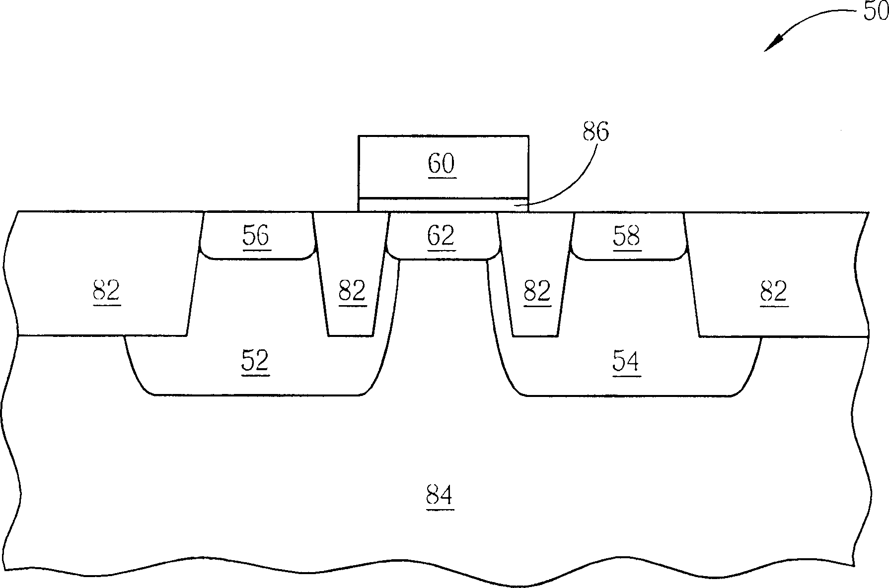 High-tension element structure