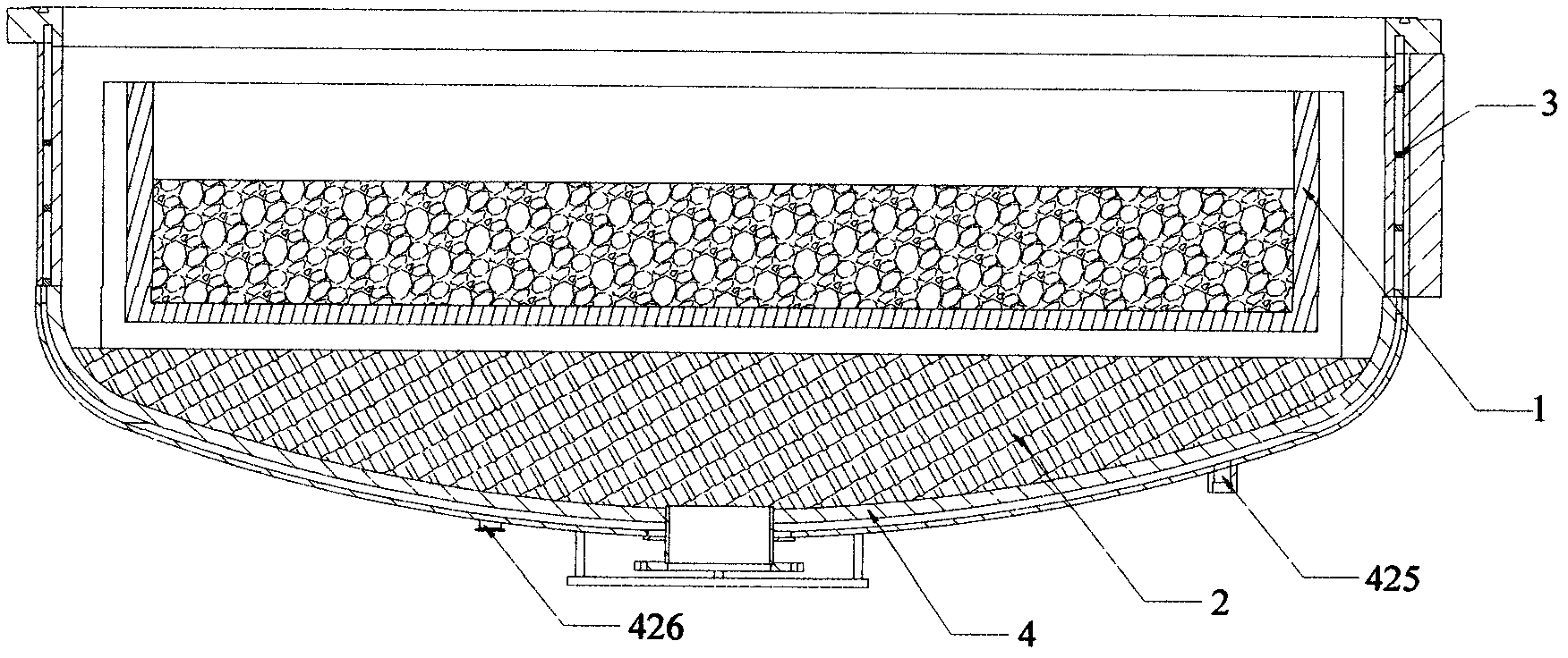 Polycrystalline furnace using lower chamber heat-insulation structure