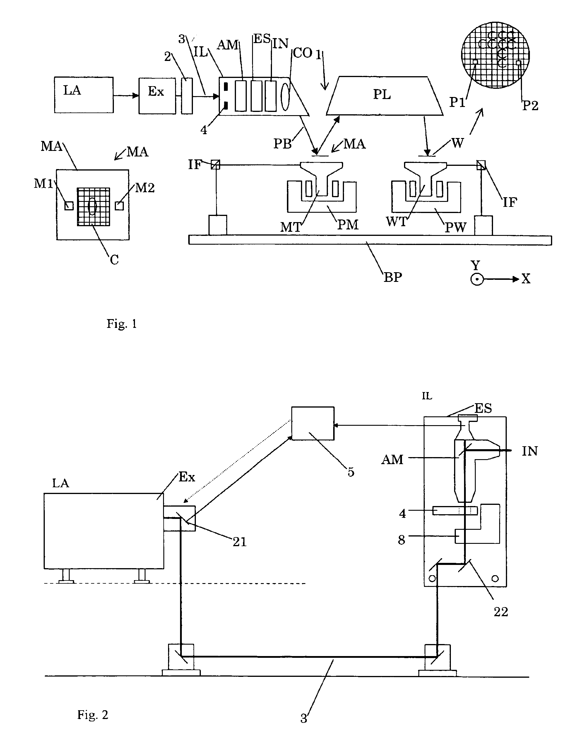 Lithographic apparatus and method to determine beam characteristics