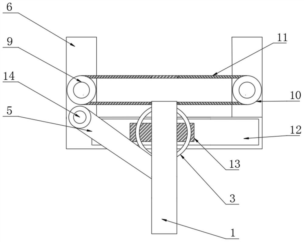 Biaxial hinge device for swinging connection