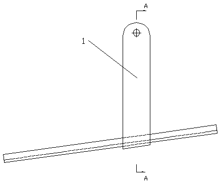 Refuse receiving device for coal face supports