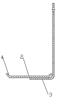 Refuse receiving device for coal face supports