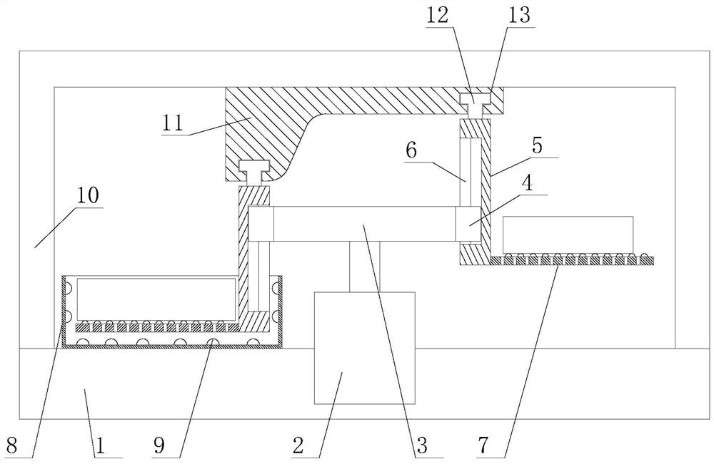 Automobile part clamp cleaning device