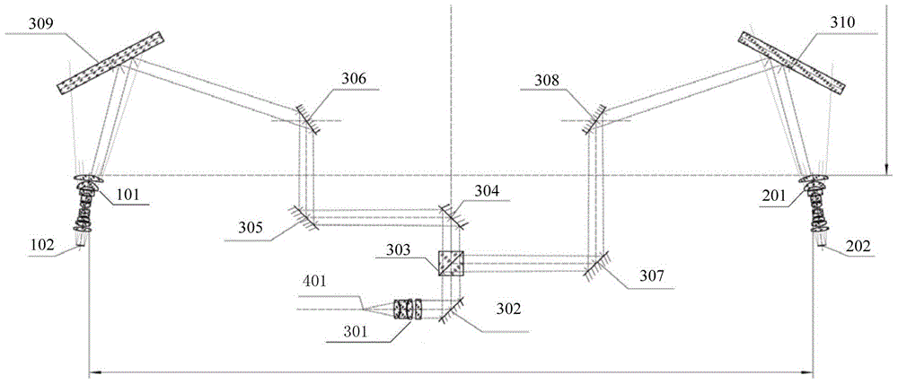 A variable structure binocular vision measurement system and parameter determination method