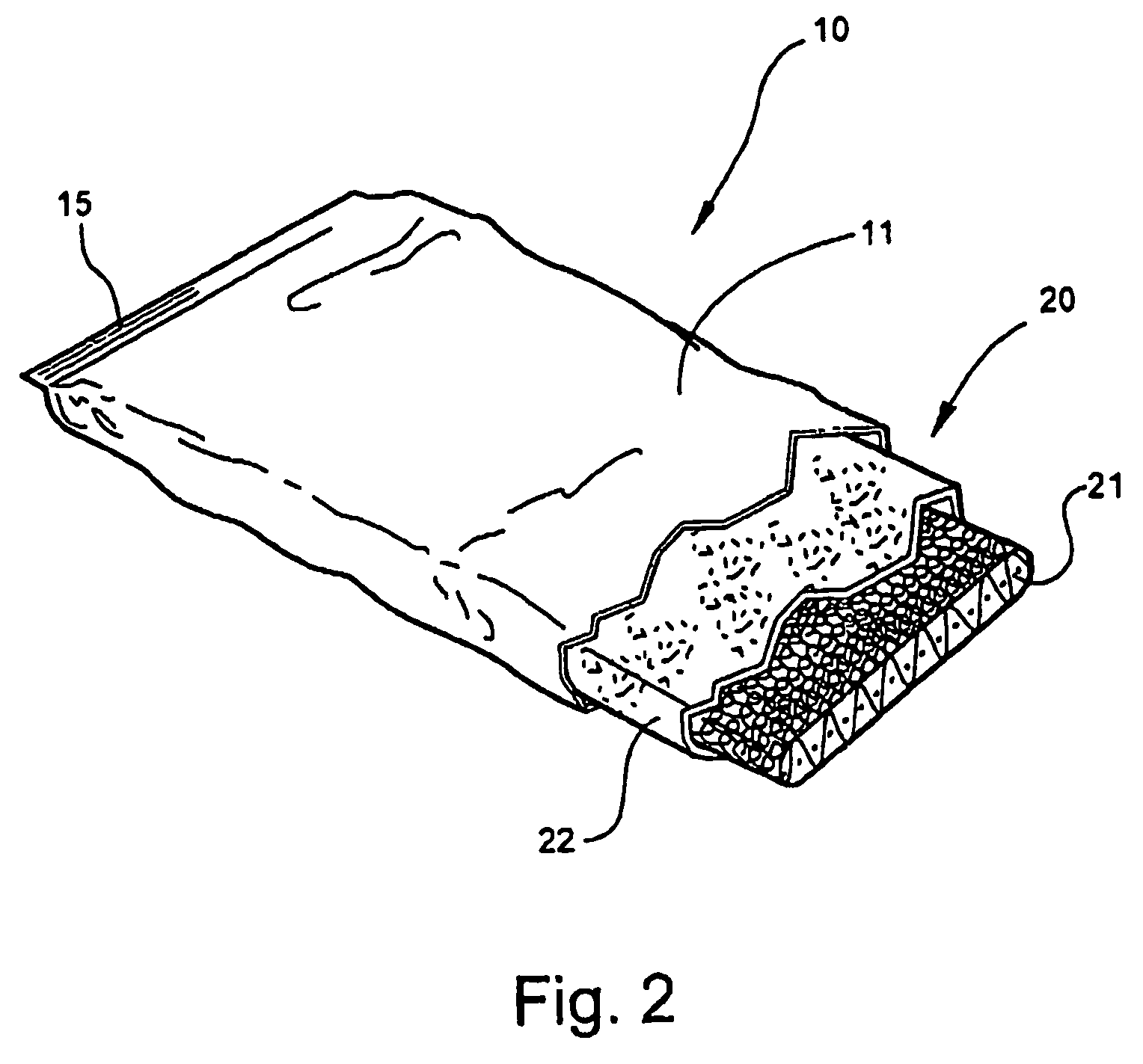 Knitted substrate for use in medical bandaging product, bandaging product and method of forming the same