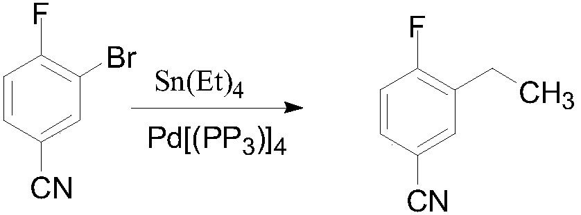 3-ethyl-4-fluorobenzonitrile preparation method