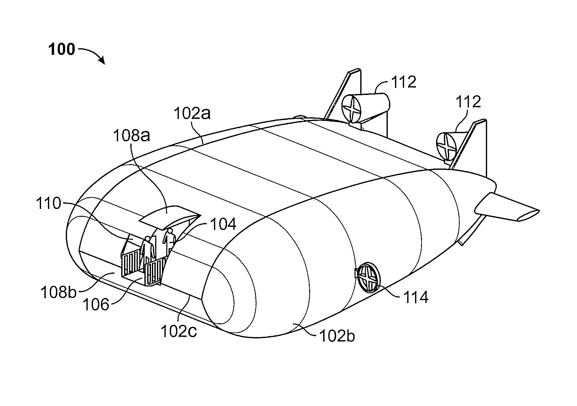 Airship for transportation