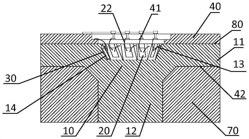 A kind of solar spectrum led lamp bead structure