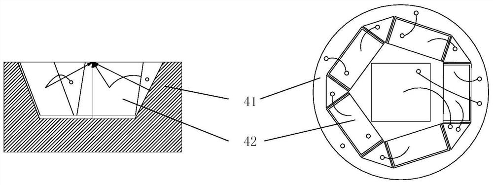 A kind of solar spectrum led lamp bead structure