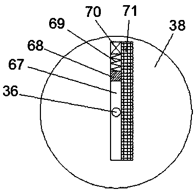 Device for grinding inner hole of metal pip