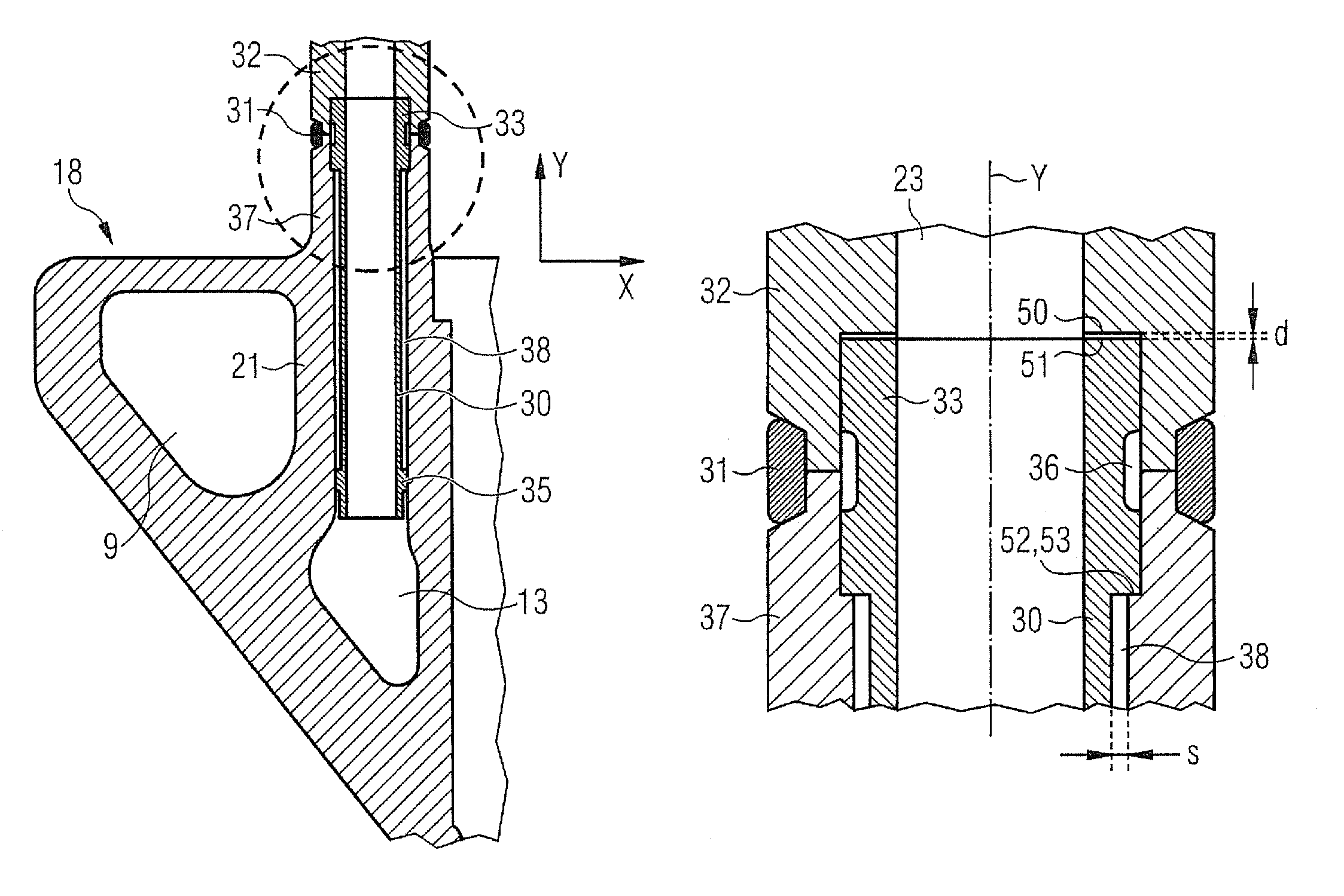 Shielding wall for a fuel supply duct in a turbine engine