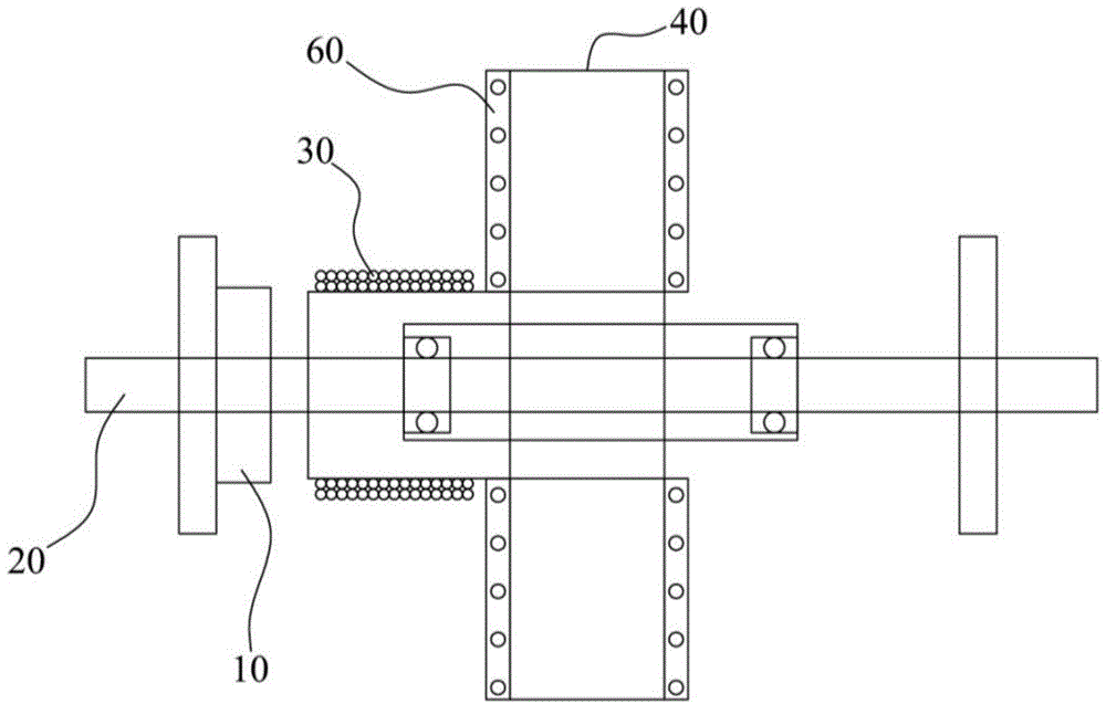 Battery-free rotational speed indication device